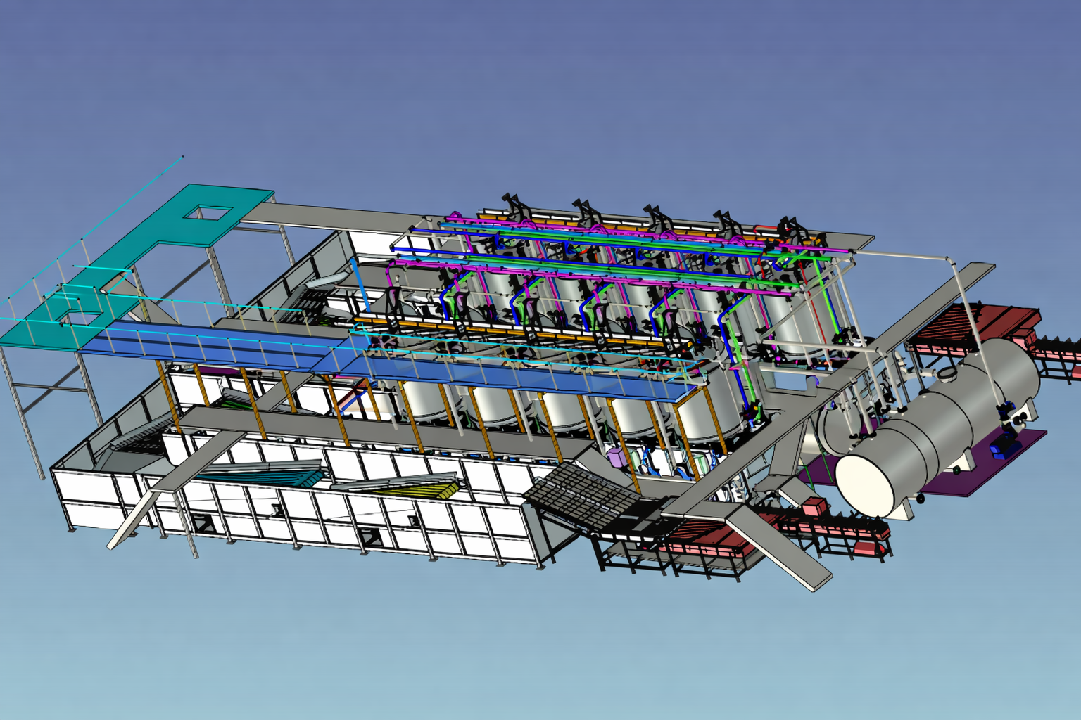 Vertical Crateless Retort Line