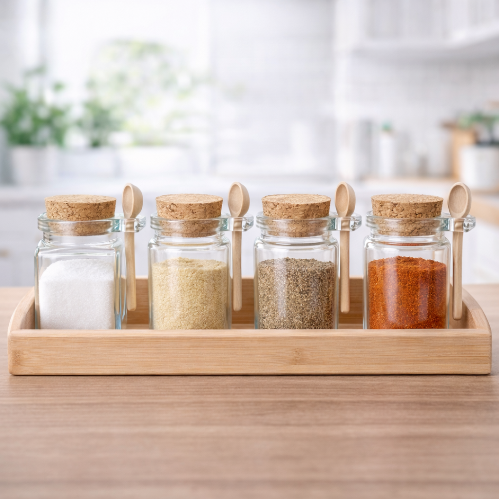 Seasoning Jar with A Spoon
