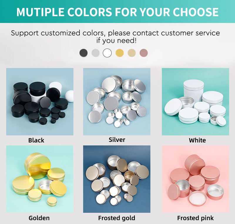 Aluminum Can Container with Screw Cap