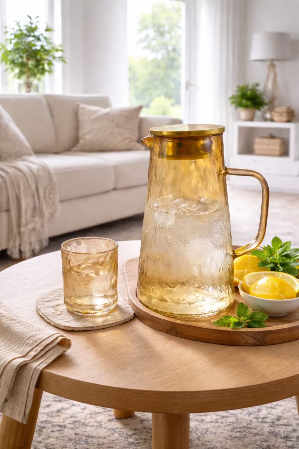 Bark Pattern Pitcher 