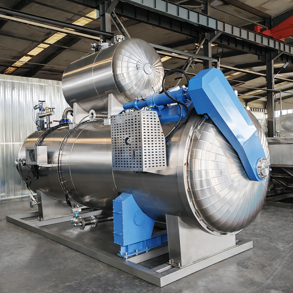 Instant Bird's Nest Rotary Retort Autoclave