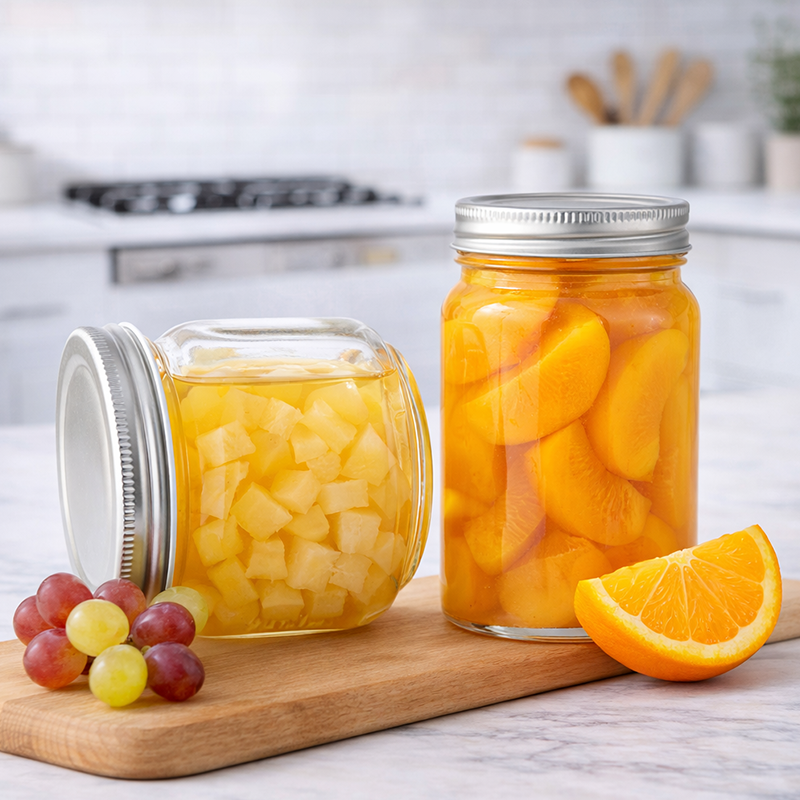 Mason Jar with Airtight Canning Lid