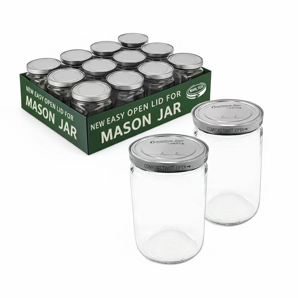 Jar with Easy-Open Twist-Off Metal Lid