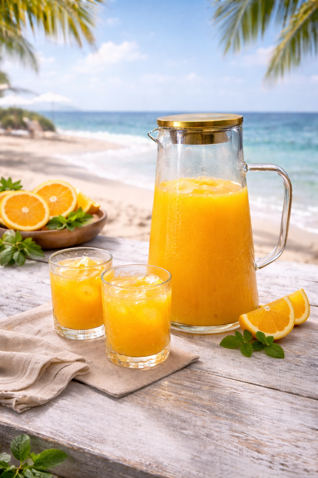 Bark Pattern Pitcher 