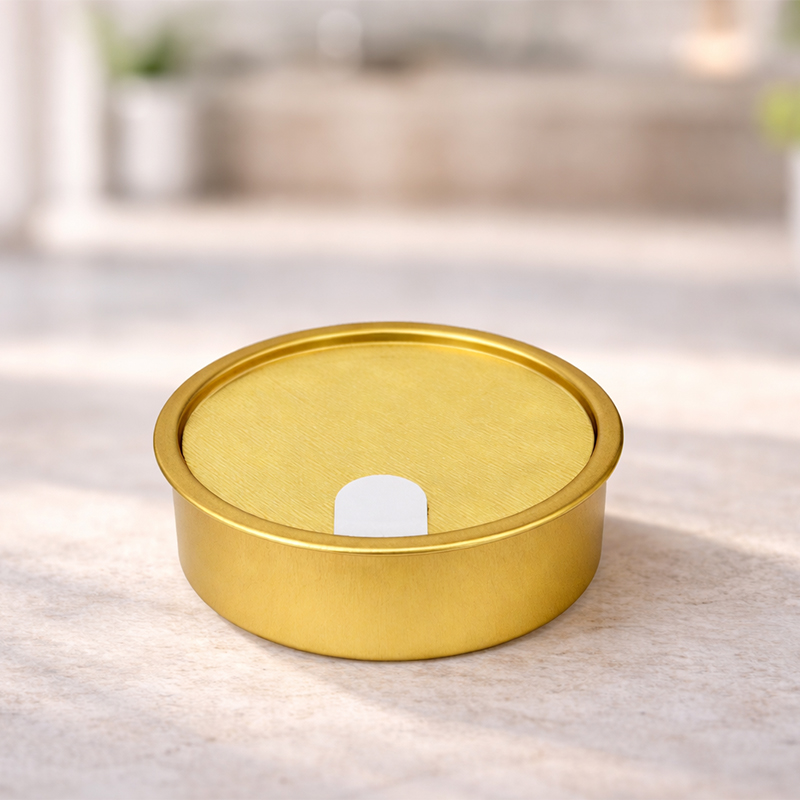 Gold Aluminum Food Bowl