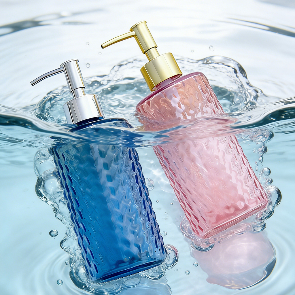  Glass Soap Dispenser Bottle