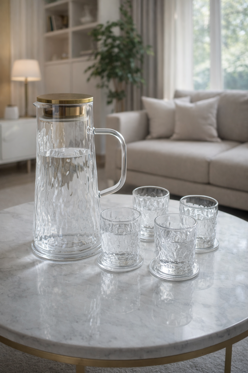 Bark Pattern Pitcher 