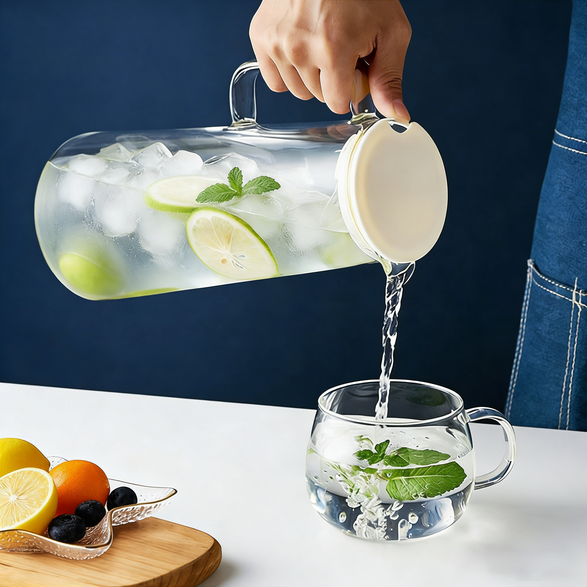 Cylindrical Shape Pitcher