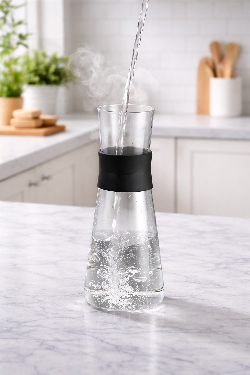 Glass Carafe with Stainless Steel Lid