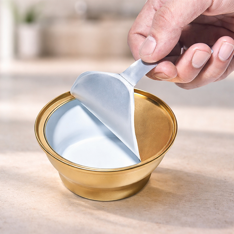 Gold Aluminum Food Bowl