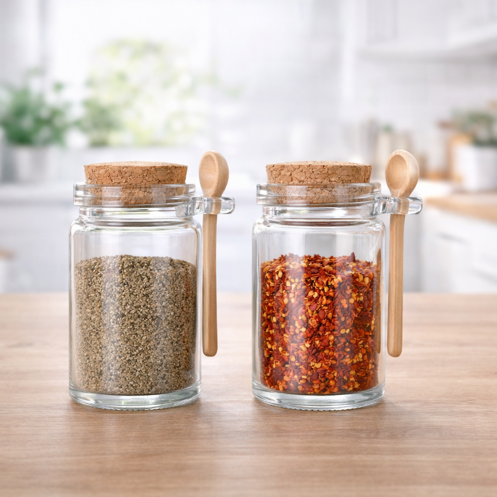 Seasoning Jar with A Spoon