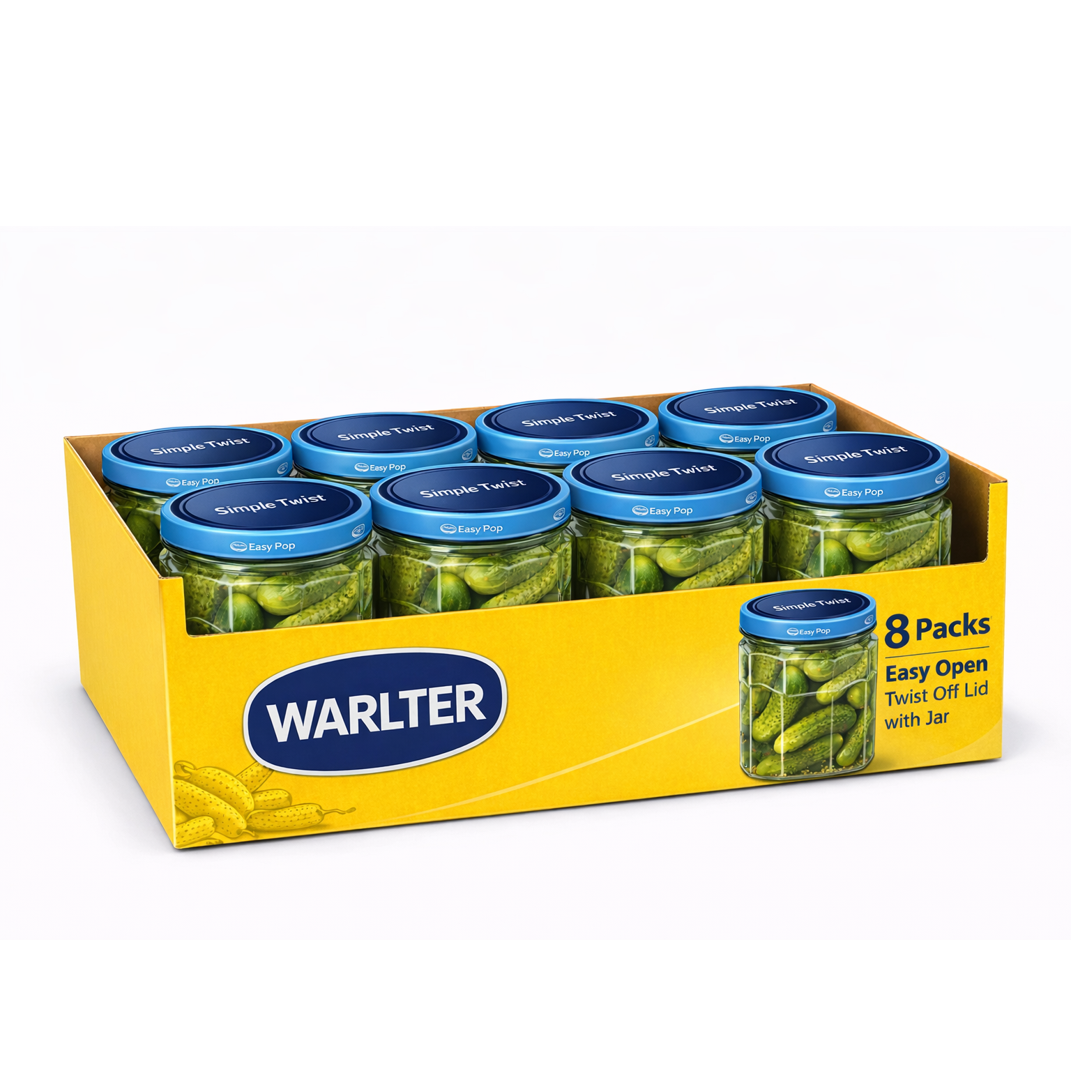 Easy-Open Twist-Off Metal Lid