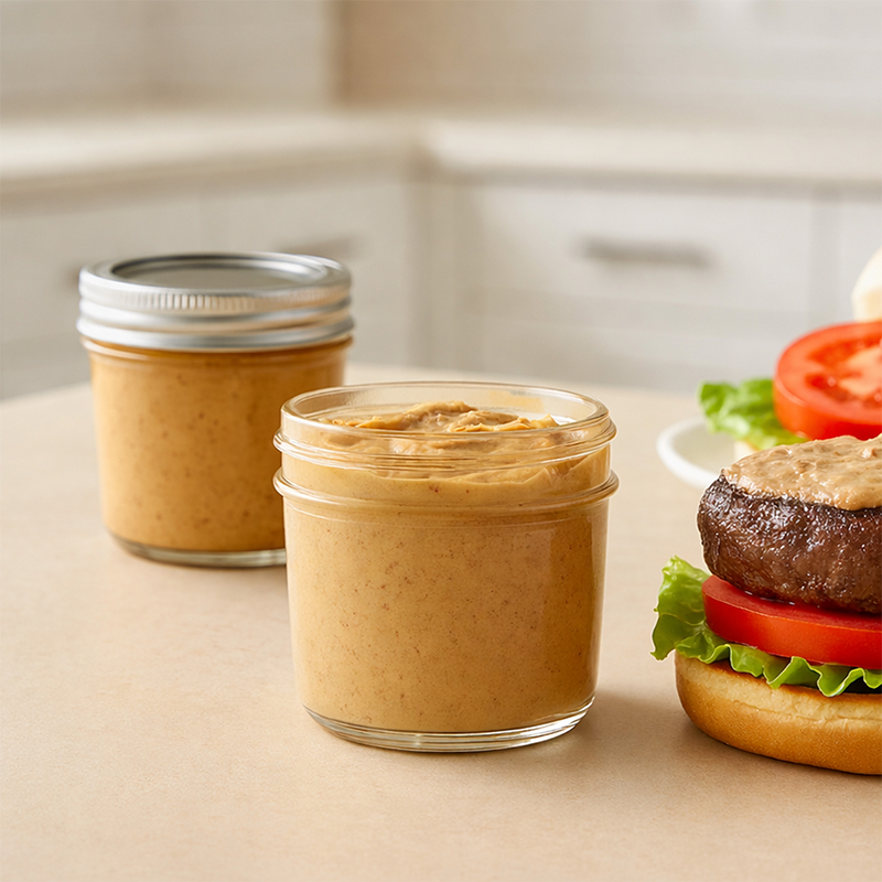 Mason Jar with Airtight Canning Lid
